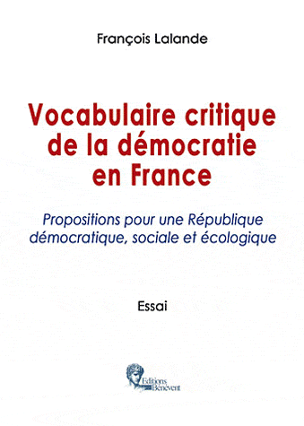 Vocabulaire critique de la démocratie en France